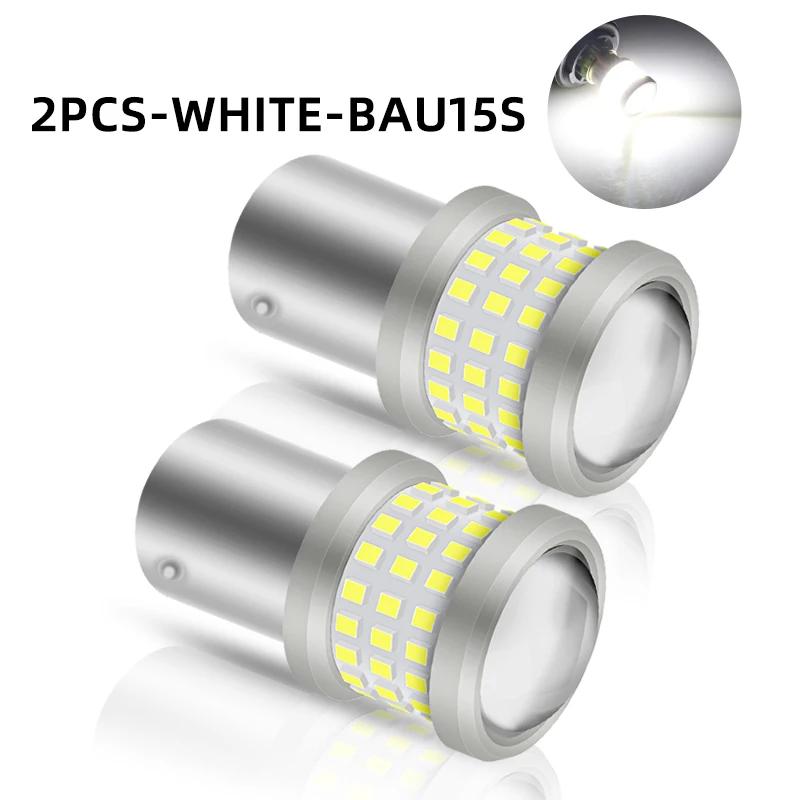 2pcs P21/5W 1157 BAY15D LED Bulbs Car Turn Signal Light 7440 7443 Canbus 12V Red Parking Light MOTOR Brake lights DRL 12-80V
