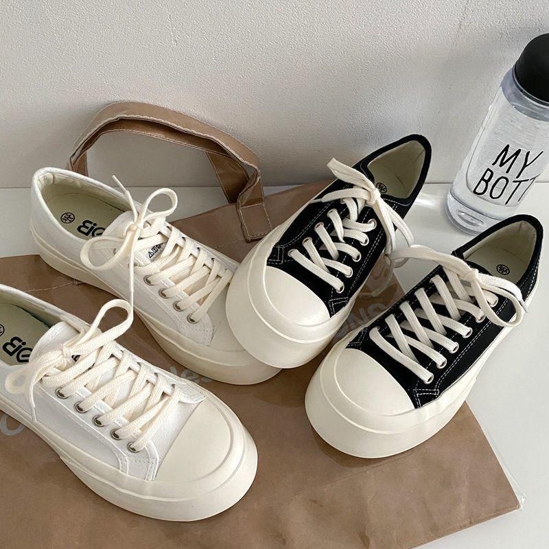 Sneakers Sportssko for kvinner Lolita Platform Vintage Uformelt fottøy Rundt hode Tennis Japanske støvler Dame
