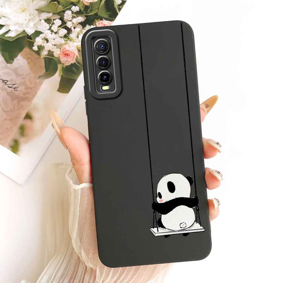 For vivo Y70s 5G Case Luxurious Flower Cartoon Silicone Back Cover For Vivo Y 70s Y51s Y51S V2002A Shockproof Phone Cases Fundas