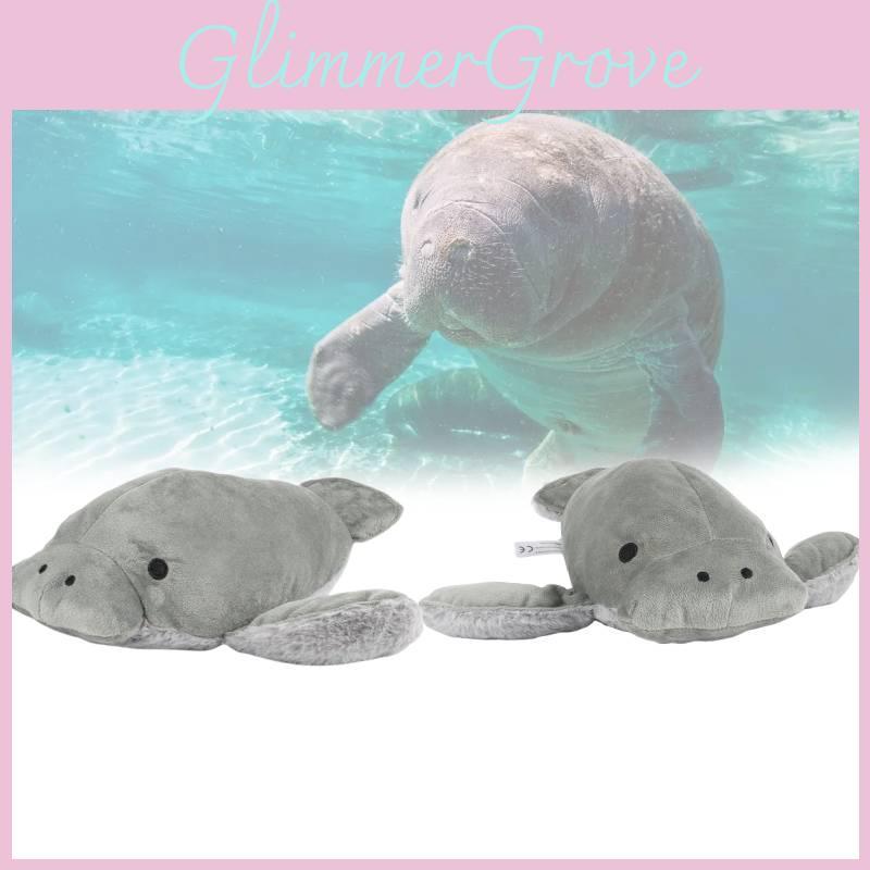 Toys Manatee Plush Cute Cartoon Soothe Children Girls Birthday Holiday Gift Doll