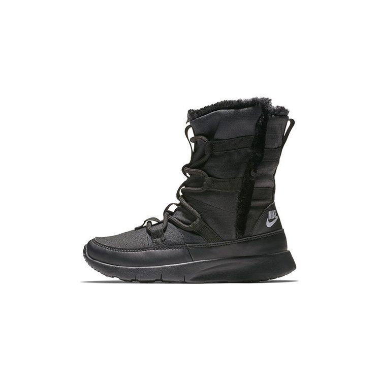 Nike Venture Slip Resistant Cushioning Thermal High Top Kids' Running Shoes Black Children Aged 3 7 Years Old AQ9494-001