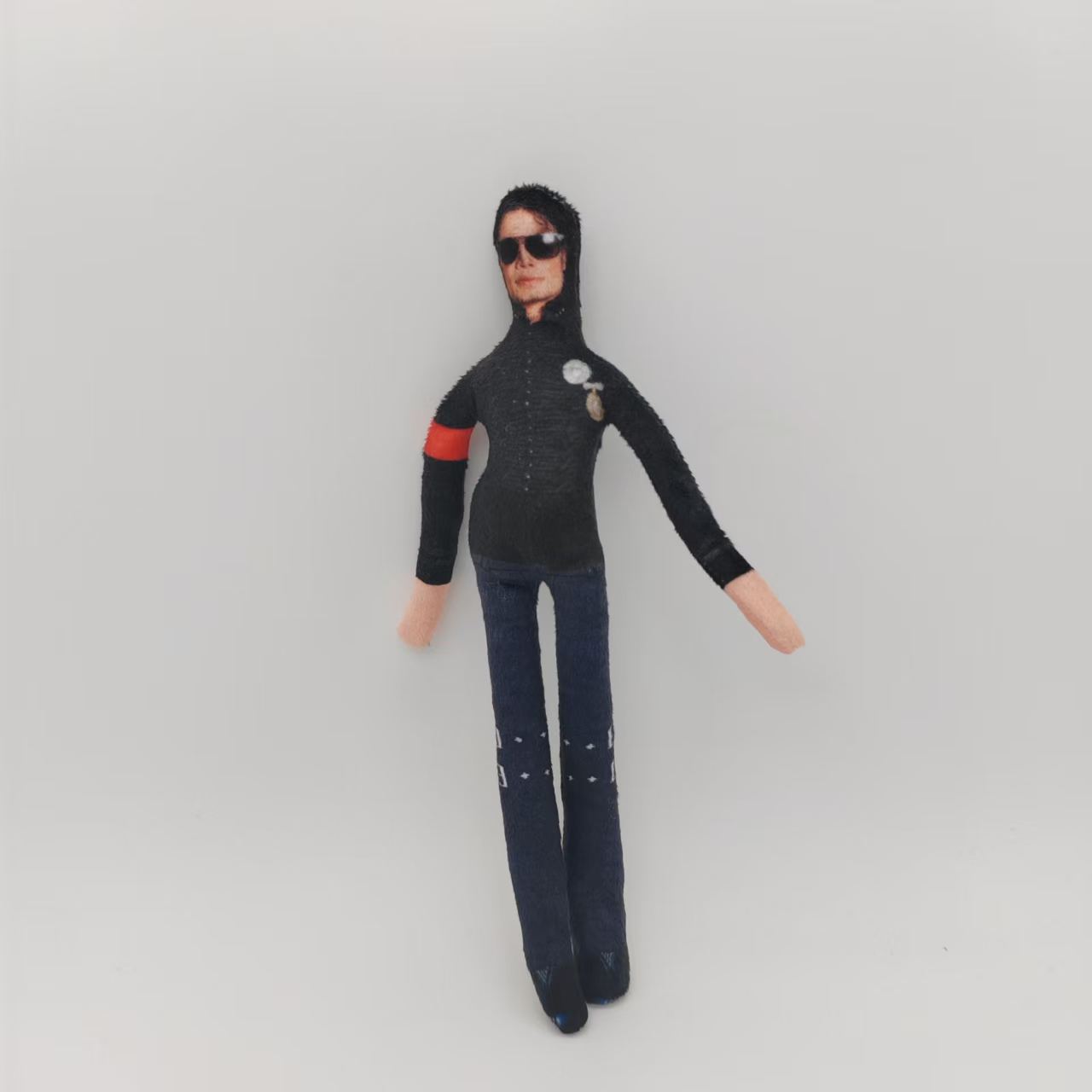 Michael Jackson Verstelbare Gewrichten Pluche Knuffelpop Anime Cosplay Prop Actiefiguur Huis Kamer Decoratie Verzamelsieraad Cadeau Voor Fans 28cm