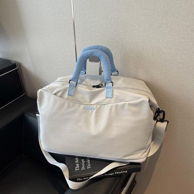 Large Capacity Business Trip Short Trip Bag Women's Sports Storage Duffel Bag Fashion Fitness Bag Texture Commuter Handbag