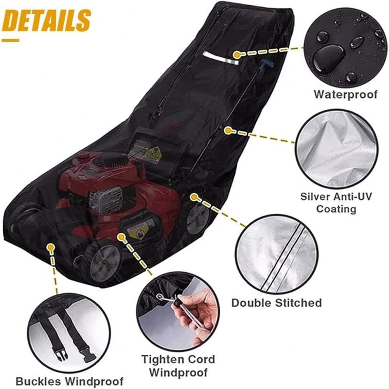 Versatile Lawn Mower Cover Reliable Lawnmower Cover Suitable for Garden Enthusiasts and Professional Landscaper