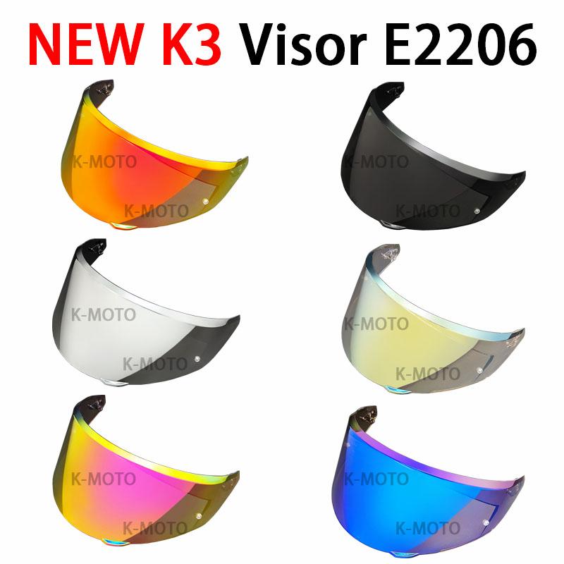 Visiera per Casco AGV K3 Nuovo Modello E2206 Occhiali per Casco da Moto Lente per Casco da Moto accessori moto