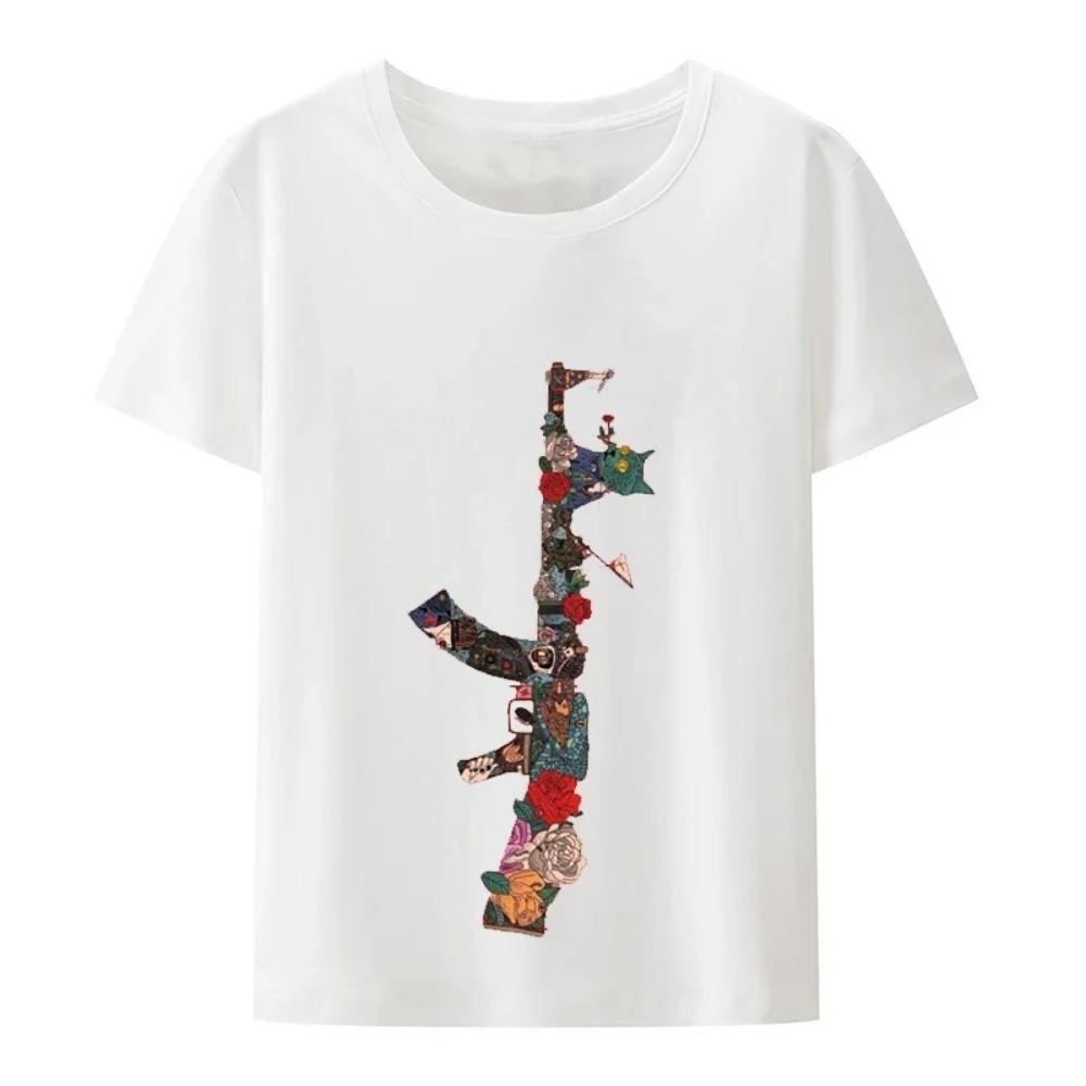 Ride Wild  Graphic  T-shirt for  Men  Top  Casua Vintage T Shirts  Short-sleev Harajuku  Street Fashion Camisa Men Clothing