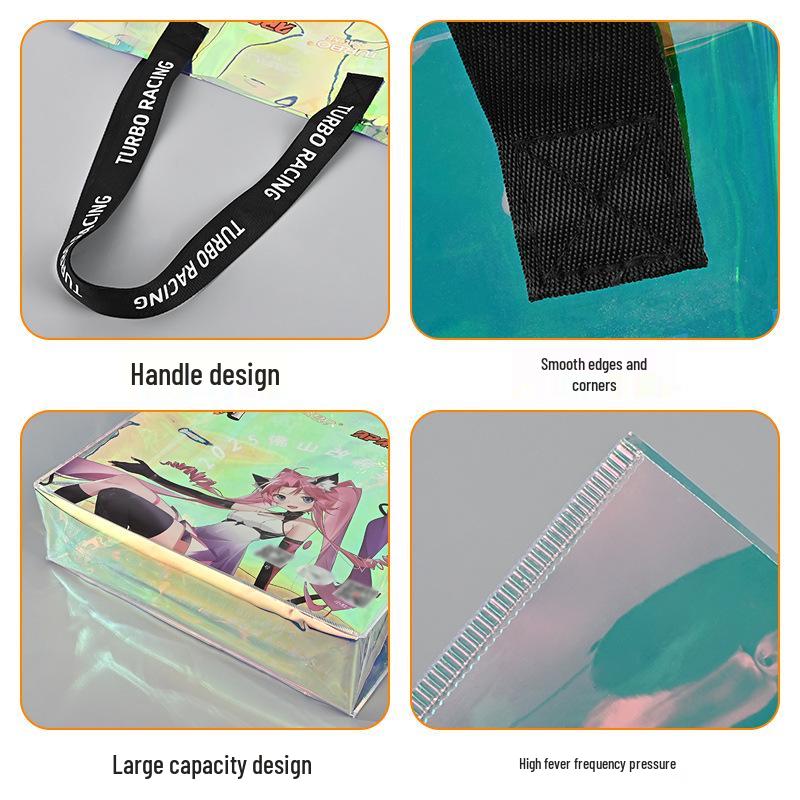 Custom Print Jelly Tote Bag with High-End Feel and Logo Pattern