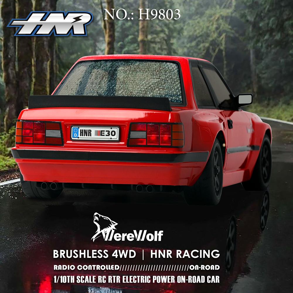 HNR H9803 Werewolf 4WD RTR Brushless 1/10 RC Electric Remote Control Model Car On-road Racing Drift Vehicle Adult Kids Toys