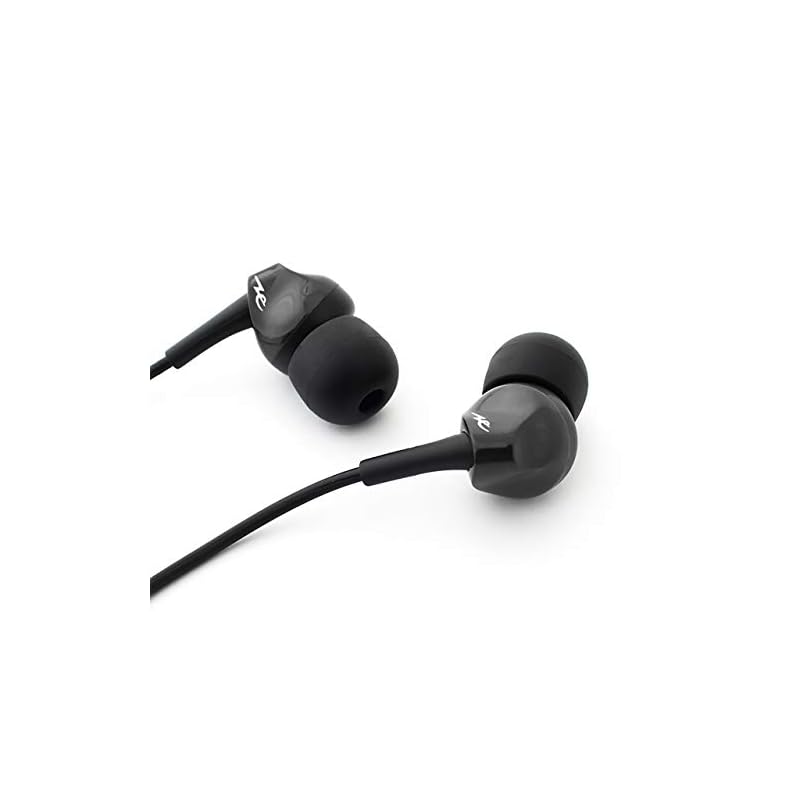 Radius HP-NEF21 Earphones: Ne Dynamic Driver Wired In-Ear Headphones HP-NEF21K (Black)