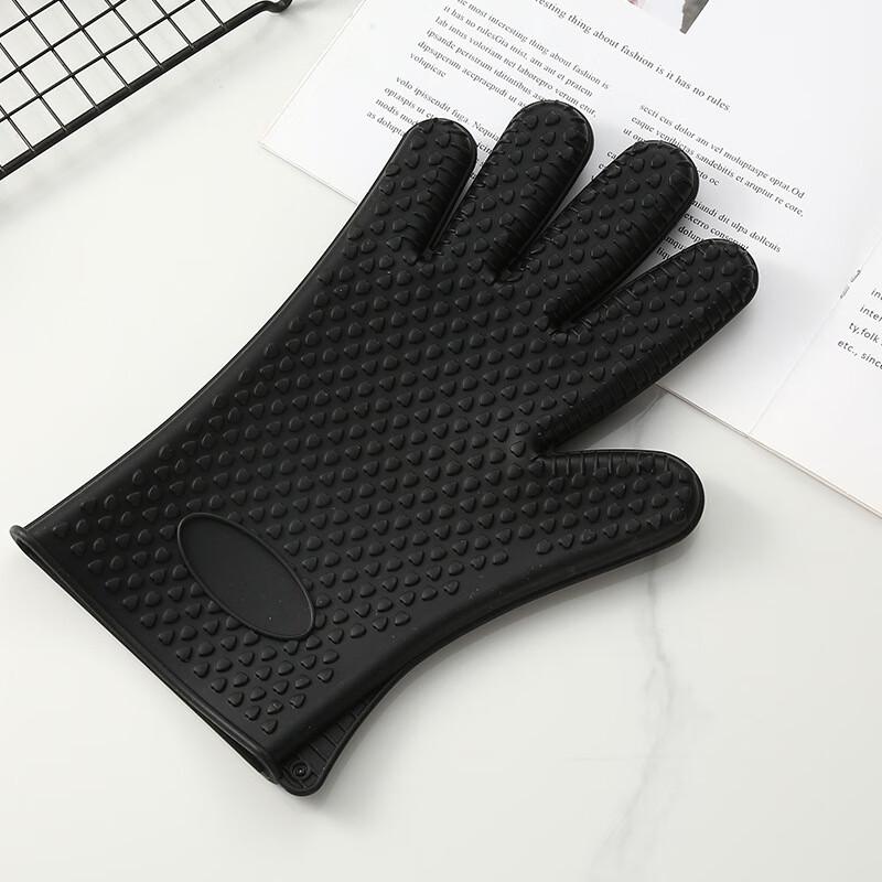 ZISIZ Silikon Hitzebeständige Handschuhe