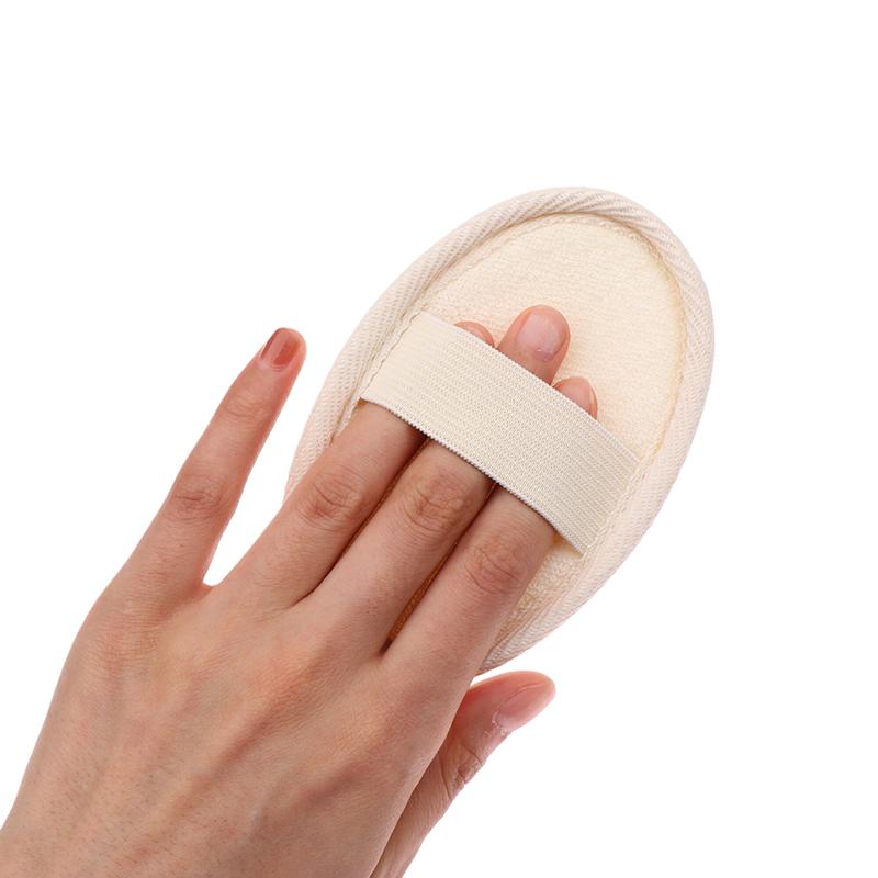 Přírodní lufa na tělo koupelová exfoliační houba měkký sprchový kartáč čisticí podložka exfoliační sprchová houba nástroj pro péči o pokožku těla