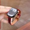 Hochwertiges geöltes Lederarmband für Apple Watch 49 46 45 44 42 41 40mm Mädchen Geschenk für IWatch Vollständige Serienmodelle S11 S10 S9 S8 S7