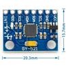 1pcs GY-521 MPU-6050 MPU6050 3 Axis Analog Gyroscope Sensors + Accelerometer Module IIC I2C For Arduino Quadcopter Drone 3-5V