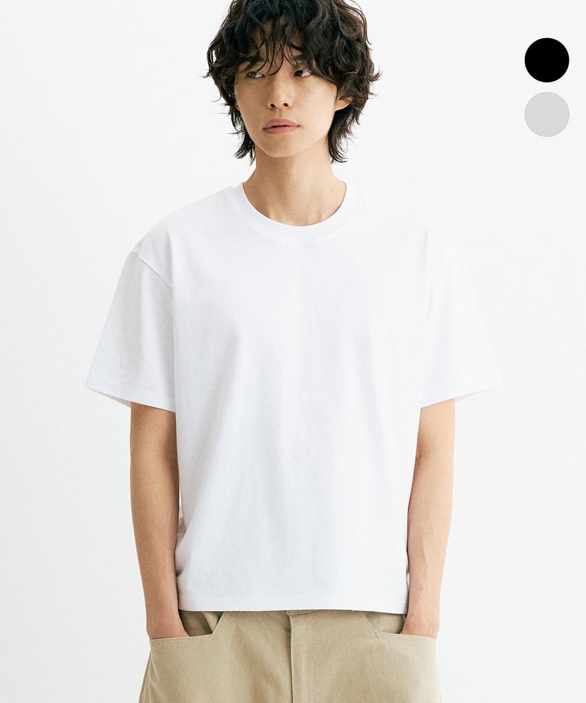 Denawo Crop Round Short Sleeve Tee - 3 Colors