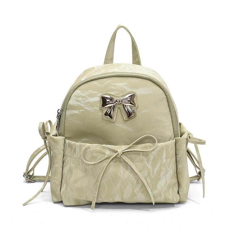 IELGY Рюкзак, модный нишевый дизайн, портативная корейская версия школьного ранца, повседневный и легкий дорожный рюкзак. зелёный