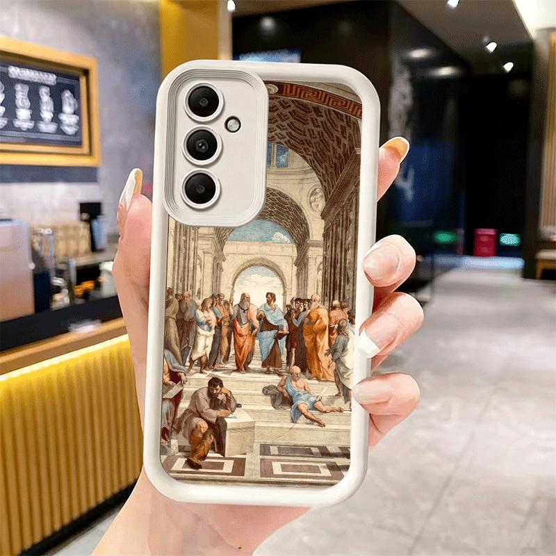 Phone Case for Samsung Galaxy S26 S25 Ultra S24 FE Renaissance Aesthetics Art Painting Shell S23 Plus S22 + S21 S20 5G Soft Sili