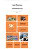 5K HD Flip Screen Camera WD08 with WiFi, Autofocus, Beauty Filters, Retro Mirrorless Design.