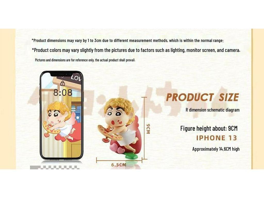 Crayon Shin-chan Blind Box Figure: Trendy, Funny, Cute Desktop Doll Birthday Gift.