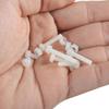 160Pcs Metric 8 Sizes Assortment Stand-off Nylon Screws Bolt & White