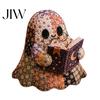Handgefertigte Geistpuppen-Zubehör Halloween Patchwork-Set, Niedliches DIY-Nähset mit vorgeschnittenen skurrilen Bastelstoffen, Herbst-Feiertags-Bastelset für