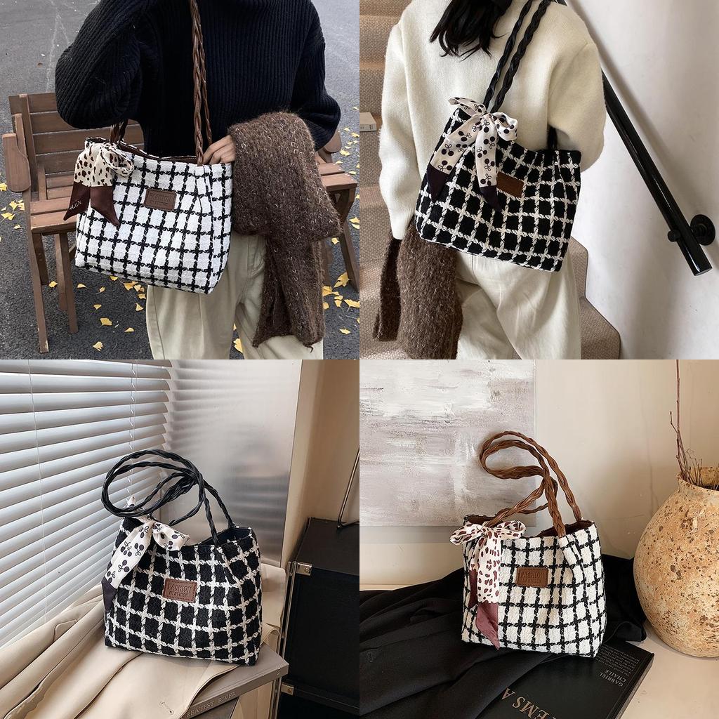 Urban Style Tote Bag For Women With Pu Material And Water Bucket Shape For Daily Use