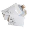 Folder White Flowers 15X23 - Set Of 10