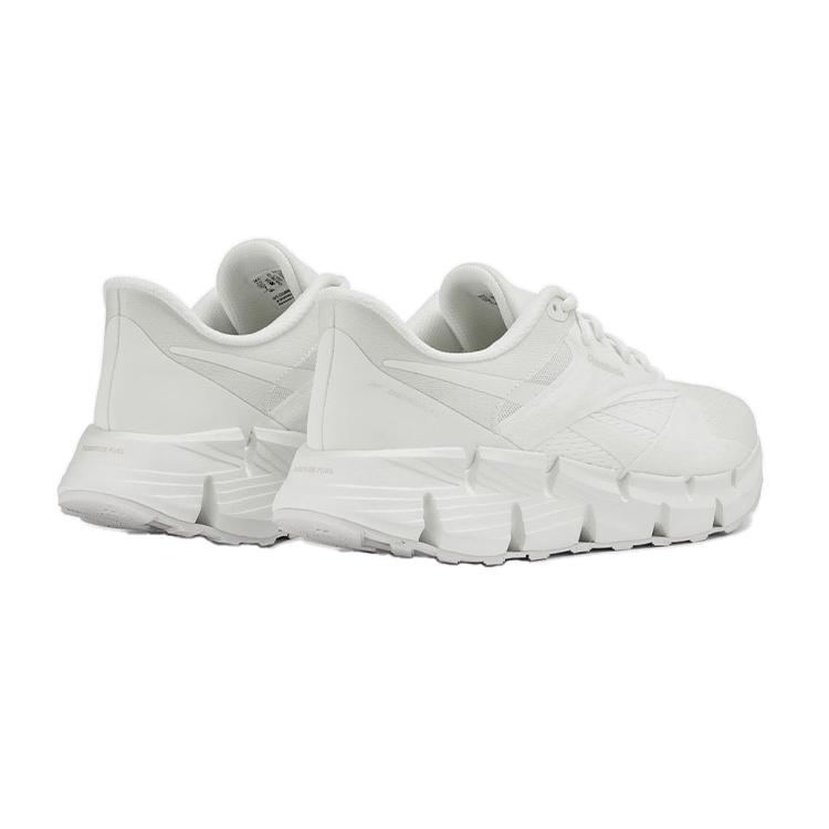 Reebok Zig Dynamica 5 Breathable Sports Professional Thick Sole Support Low Top Running Shoes Unisex Sneaker White 100074658