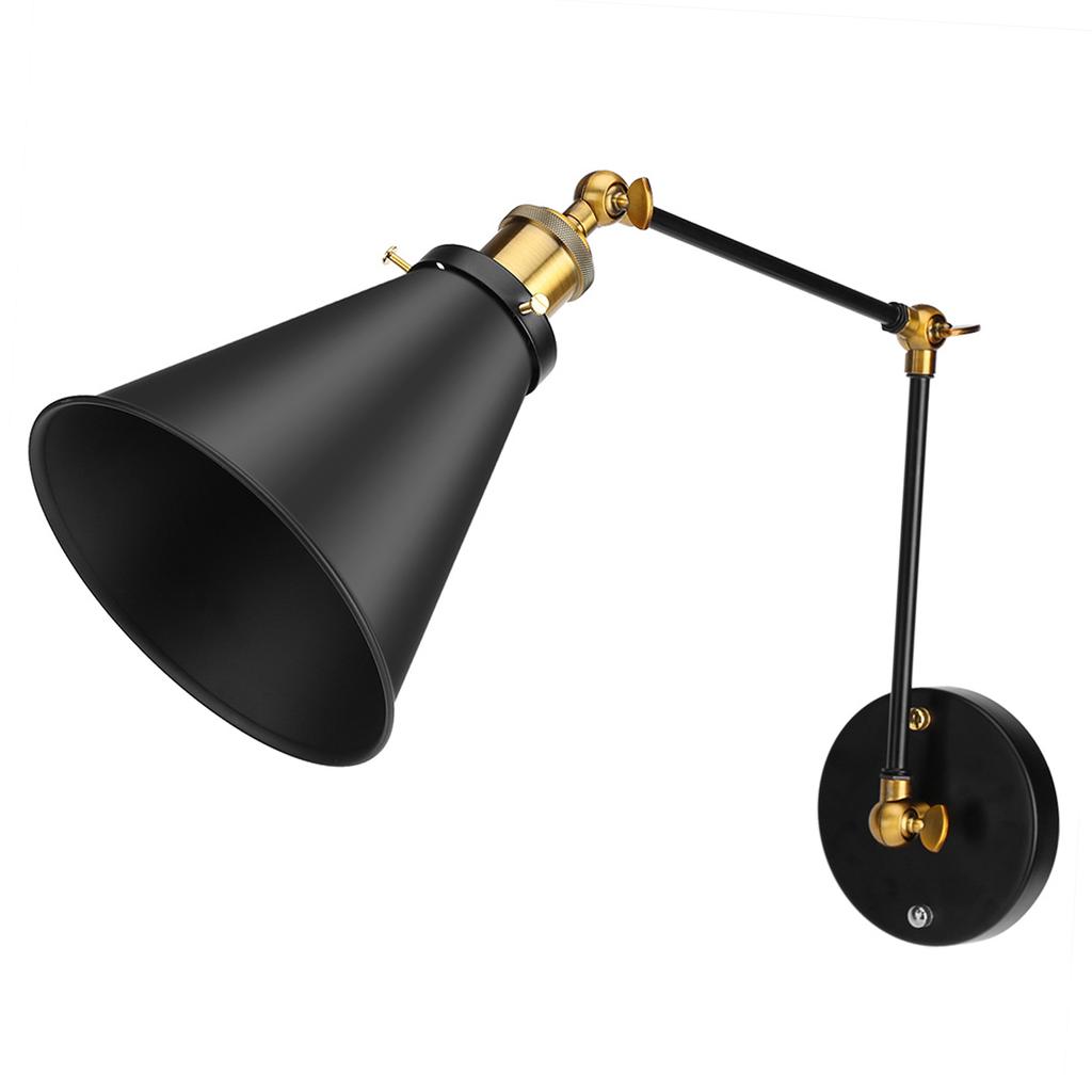Adjustable Vintage Industrial Loft Swing Arm Ambient Lighting Warehouse Wall Decor