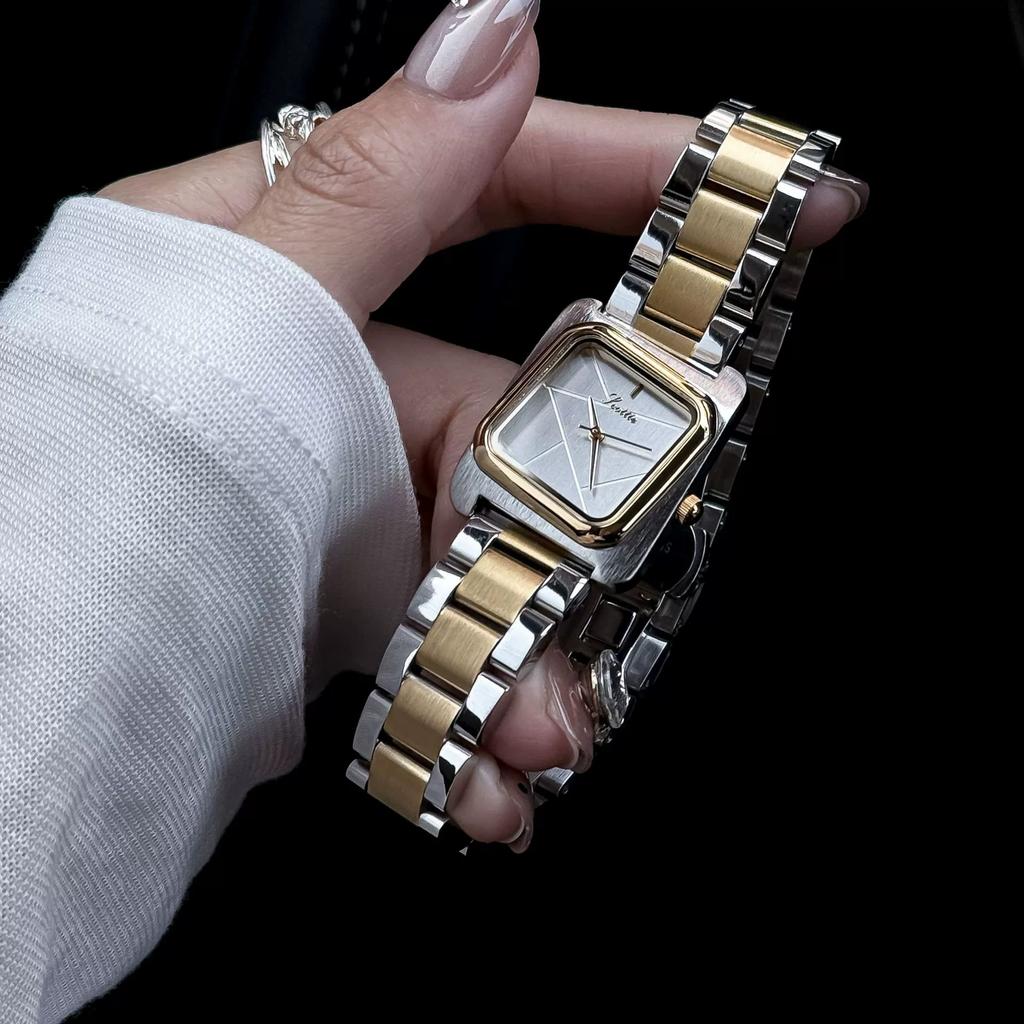 Square steel belt watch fashion belt women's watch Shi Gaudi