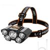 300LM Portable LED Headlamp 5 LEDs Flashlight USB Rechargeable 3 Lighting  Modes for Outdoor Camping Fishing Head Light Headlamp