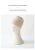 Women's Classic Striped Knit Hat - Warm, Ear-Protective, Solid Color Fashion for Autumn & Winter