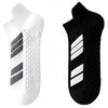 Herren Geruchshemmende Rutschfeste Knöchel Badminton Socken mit Dickem Frottee Boden für Laufen, Große Größen