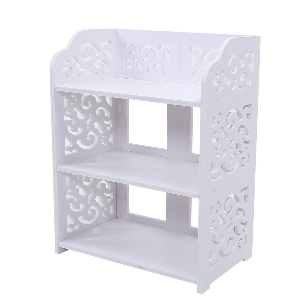 3 Tier Shoe Rack, Wooden White Shoe Rack, 15.7 X 9.1 X 20.1Inch White Shoe Rack for Entryway, Closet and Floor