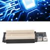 PCI E to Dual PCI Card, PCI E Express X1 to Dual PCI Riser Extender Card, Blue LED, Supports Simultaneous Operation of Dual PCI, for DIY Computers