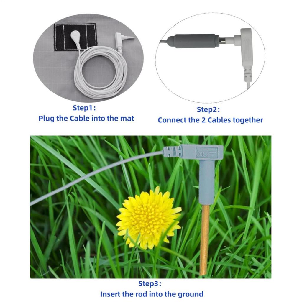 40Ft Grounding Test Lead Cable with Alligator Clips Copper Earthing Wire for Electrical Ground Testing & Earth Connection