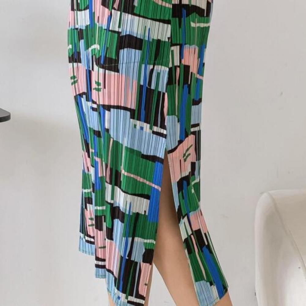 New ArrivalS Open Run Women S Button Long dreSS Side Slit Summer dreSS