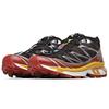 SALOMON Xt-6 Comfortable Fabric Durable Low-Top Casual Running Shoes Men Sneakers Black Red 413809