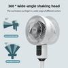 Household Height Adjustable Remote Control Electric Fan High Wind Power Air Circulation Fan Office Shaking Head Floor Fan