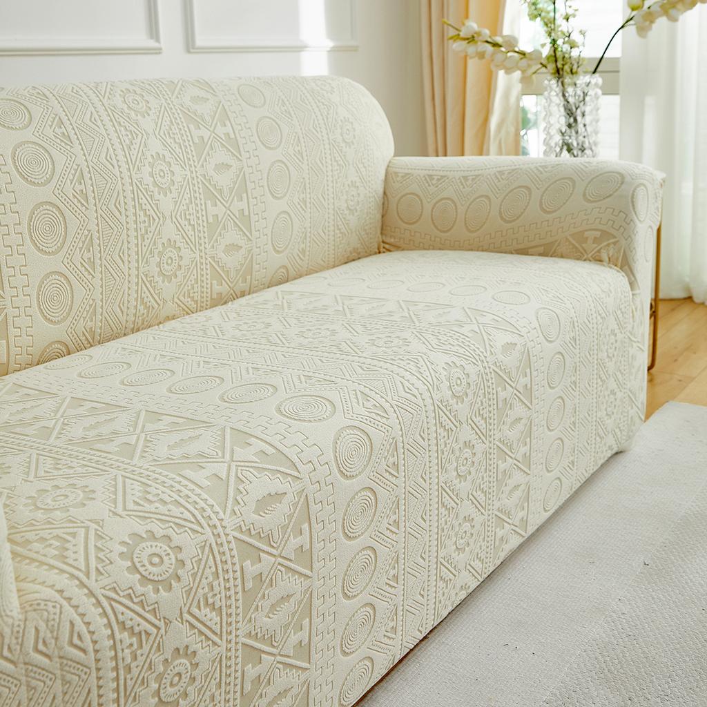 1Pc Jacquard Sofa Slipcover Thicken Non-Slip Sofa Couch Cover Four Seasons Adjustable Sofa Protector For Living Room Home Decor