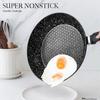 12-inch Nonstick Frying Pan Cooking Skillet with Lid No Toxic Egg Omelette Frying Pan Wok Pan with Heat-Resistant Handle
