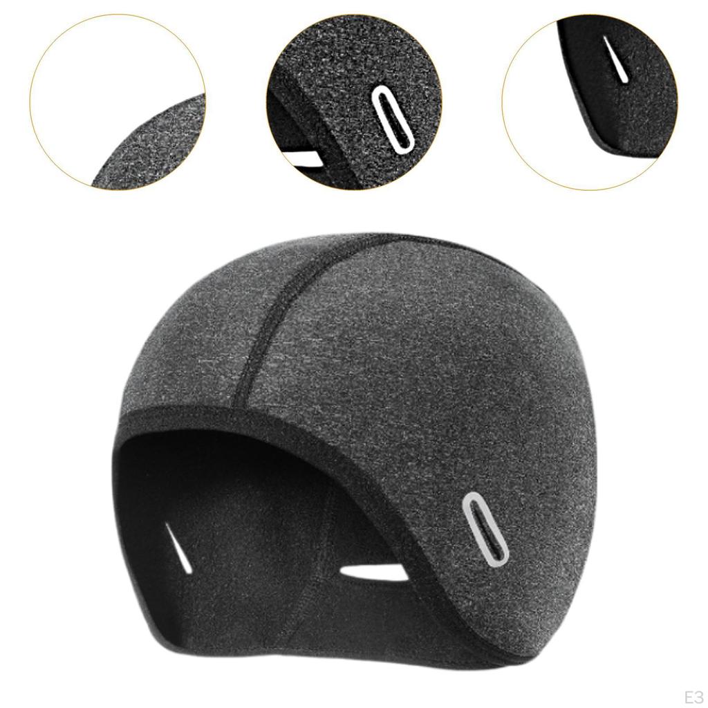 Skull Cap Helmet Liner Beanie Warm Cycling for Running Motorcycle Skiing