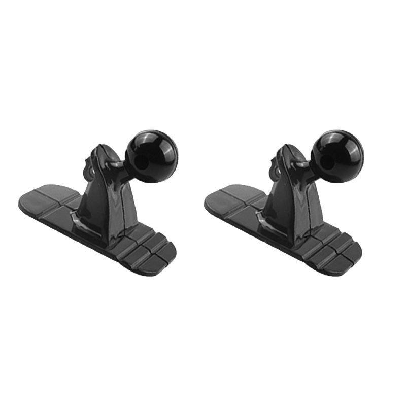 Universal Adhesive Car Phone Holder with Extended Rod and 17mm Ball Head for Curved Surfaces