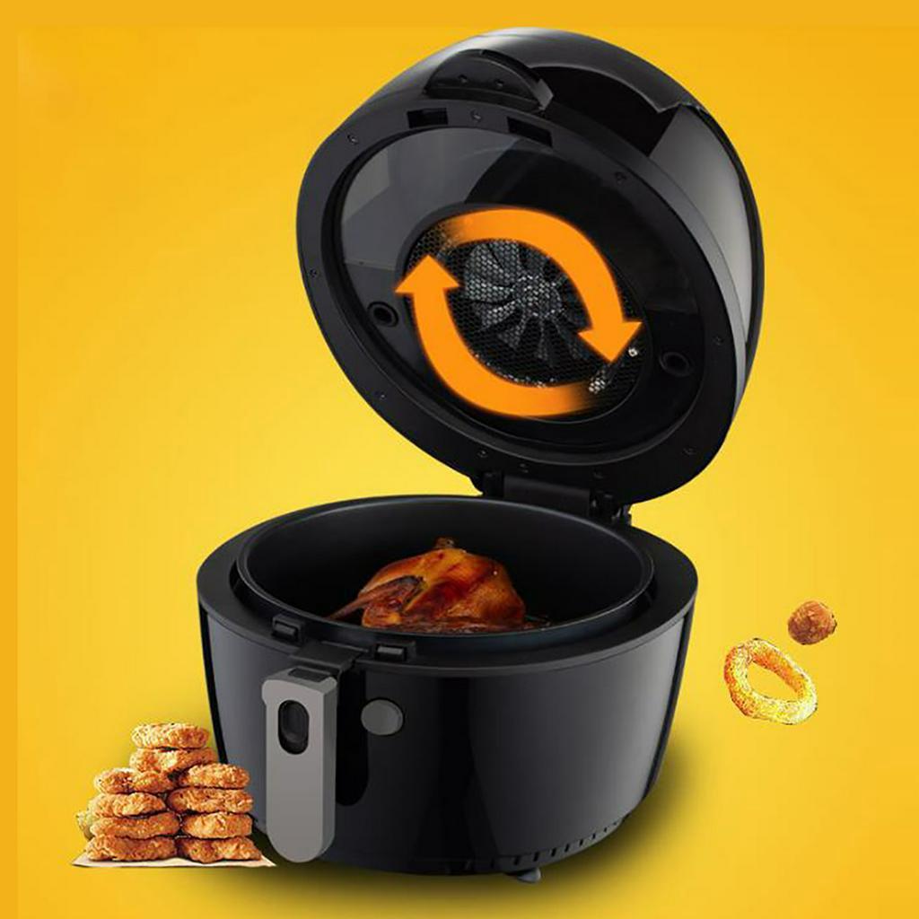 8L 1500W Health Fryer Cooker Smart Touch LCD Air Deep Fryer Pizza Oil Free Air Fryer 220V Multi Function Smart Fryer