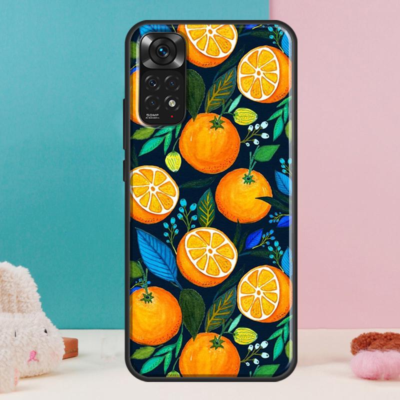Tropical Summer Fruit Lemon Case For Xiaomi Redmi Note 14 13 Pro 12 11 9 10 9S 10S 11S 12S Redmi 14C 13C 10C 12C Cover