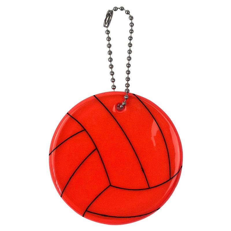 

Светоотражающий кулон в виде волейбольного мяча 6,5 см для школьных сумок – декор для ночной безопасности для студентов