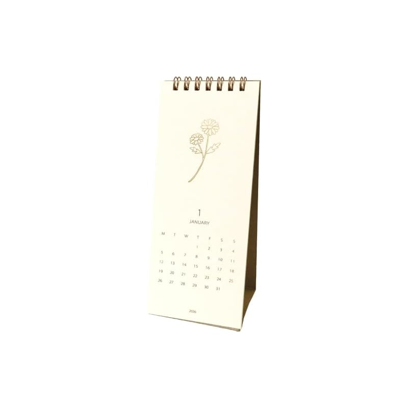 El Commune Matca 2026 Tabletop Calendar Flora CAL-163