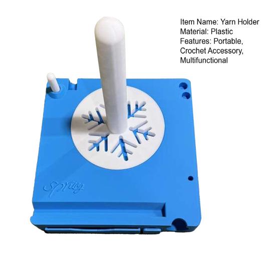 Portable Yarn Spool Box Detachable Yarn Spinner Crocheting Yarn Organizer Multifunctional Standing Yarn Holder Gift for Knitting Lovers