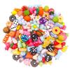 Pack of 20 Colorful Mix Random Beads for Necklace Bracelet Jewelry Making Supplies Stylish Resin Pendant Accessories