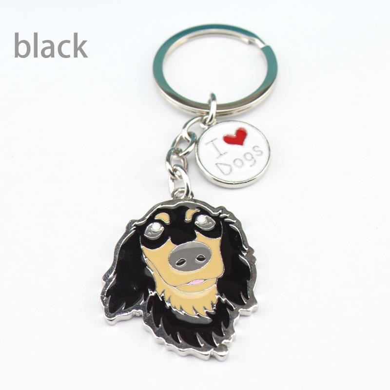 Cute Dog Keyring Gifts Fashionable Animal Charms Small Accessories Car Keyrings and Bag Charms