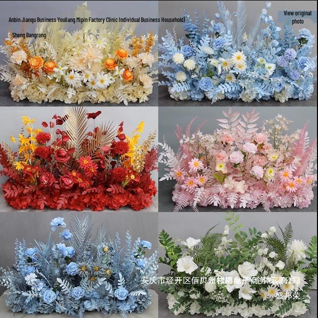 Seidenblumen-Gangdekorationen für Hochzeiten und Verlobungen